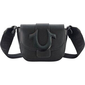 Women's Crossbody Bag Mini Flap Dark Hardware Horseshoe Logo